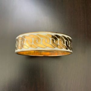 Kate Spade “Infinity” Gold/White bangle